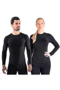 CAMISA POKER SKIN COMFORT XRAY II MANGA LONGA - Preto