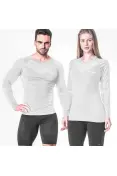 CAMISA POKER TÉRMICA SKIN CONFORT X-RAY MANGA LONGA - Branco