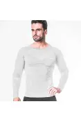 CAMISA POKER TÉRMICA SKIN CONFORT X-RAY MANGA LONGA - Branco