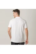 CAMISA PUMA ESS PIQUE POLO MASCULINA - Branco CAMISA PUMA ESS PIQUE POLO MASCULINA - Branco