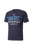 CAMISA PUMA MANCHESTER CITY OFICIAL III 2022/23 TORCEDOR - Marinho/branco