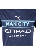 CAMISA PUMA MANCHESTER CITY OFICIAL III 2022/23 TORCEDOR - Marinho/branco
