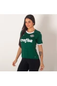 CAMISA PUMA PALMEIRAS OFICIAL 1 2019/20 SEM NÚMERO FEMININA - Verde CAMISA PUMA PALMEIRAS OFICIAL 1 2019/20 SEM NÚMERO FEMININA - Verde