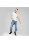 CAMISA PUMA POLO BMW M MOTORSPORT MASCULINA - Branco/azul CAMISA PUMA POLO BMW M MOTORSPORT MASCULINA - Branco/azul