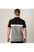 CAMISA PUMA POLO ESSENTIALS STRIPE MASCULINA - Preto/cinza CAMISA PUMA POLO ESSENTIALS STRIPE MASCULINA - Preto/cinza