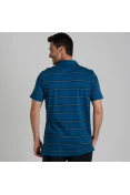CAMISA PUMA POLO FUN STRIPE JERSEY MASCULINA - Marinho/preto CAMISA PUMA POLO FUN STRIPE JERSEY MASCULINA - Marinho/preto