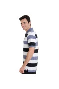 CAMISA PUMA POLO STYLE STRIPE MASCULINA - Preto/branco CAMISA PUMA POLO STYLE STRIPE MASCULINA - Preto/branco