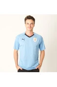 CAMISA PUMA URUGUAI OFICIAL 1 2018 SEM NÚMERO - Azul celeste CAMISA PUMA URUGUAI OFICIAL 1 2018 SEM NÚMERO - Azul celeste