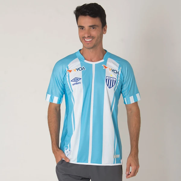 CAMISA UMBRO AVAÍ OFICIAL 1 2017 SEM NÚMERO - Azul/branco