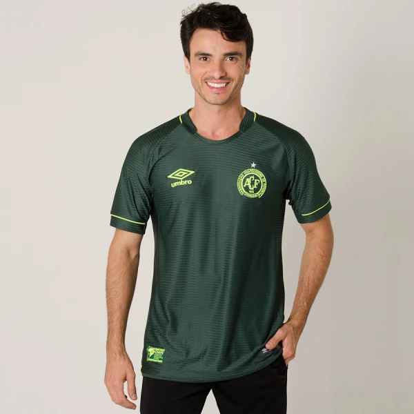 CAMISA UMBRO CHAPECOENSE LIBERTADORES 2017 SEM NÚMERO - Verde