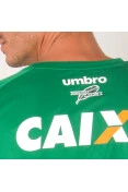 CAMISA UMBRO CHAPECOENSE OFICIAL 1 2016/17 SEM NÚMERO - Verde/branco CAMISA UMBRO CHAPECOENSE OFICIAL 1 2016/17 SEM NÚMERO - Verde/branco