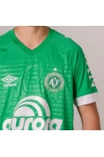 CAMISA UMBRO CHAPECOENSE OFICIAL 1 2018 SEM NÚMERO - Verde/branco CAMISA UMBRO CHAPECOENSE OFICIAL 1 2018 SEM NÚMERO - Verde/branco