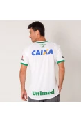 CAMISA UMBRO CHAPECOENSE OFICIAL 2 2016/17 SEM NÚMERO - Branco/verde CAMISA UMBRO CHAPECOENSE OFICIAL 2 2016/17 SEM NÚMERO - Branco/verde