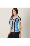 CAMISA UMBRO GRÊMIO OFICIAL 1 2018 SEM NÚMERO FEMININA - Azul/preto CAMISA UMBRO GRÊMIO OFICIAL 1 2018 SEM NÚMERO FEMININA - Azul/preto