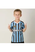 CAMISA UMBRO GRÊMIO OFICIAL 1 2018 SEM NÚMERO INFANTIL - Azul/preto