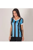 CAMISA UMBRO GRÊMIO OFICIAL 1 2019 SEM NÚMERO FEMININA - Azul/preto CAMISA UMBRO GRÊMIO OFICIAL 1 2019 SEM NÚMERO FEMININA - Azul/preto