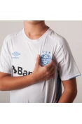 CAMISA UMBRO GRÊMIO OFICIAL 2 2019 SEM NÚMERO INFANTIL - Branco/azul