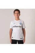 CAMISA UMBRO GRÊMIO OFICIAL 2 2019 SEM NÚMERO INFANTIL - Branco/azul
