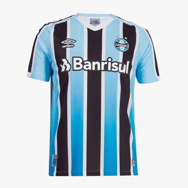 CAMISA UMBRO GRÊMIO OFICIAL I 2022 Nº10 MASCULINA - Azul/preto