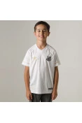 CAMISA UMBRO SANTOS OFICIAL 1 2018 SEM NÚMERO INFANTIL - Branco CAMISA UMBRO SANTOS OFICIAL 1 2018 SEM NÚMERO INFANTIL - Branco