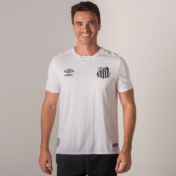 CAMISA UMBRO SANTOS OFICIAL I 2019 SEM NÚMERO - Branco