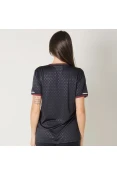 CAMISA UNDER ARMOUR SÃO PAULO OFICIAL 3 2017/18 SEM NÚMERO FEMININA - Preto/bordo CAMISA UNDER ARMOUR SÃO PAULO OFICIAL 3 2017/18 SEM NÚMERO FEMININA - Preto/bordo