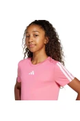 CAMISETA ADIDAS 3 STRIPES ESSENTIALS INFANTIL - Rosa CAMISETA ADIDAS 3 STRIPES ESSENTIALS INFANTIL - Rosa