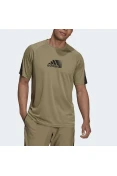 CAMISETA ADIDAS AEROREADY DESIGNED TO MOVE SPORT MASCULINA - Verde