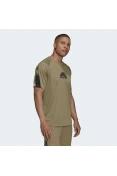 CAMISETA ADIDAS AEROREADY DESIGNED TO MOVE SPORT MASCULINA - Verde