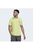CAMISETA ADIDAS AEROREADY DESUGNED FOR MOVEMENT MASCULINA - Verde limao