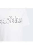 CAMISETA ADIDAS B LIN T INFANTIL - Branco CAMISETA ADIDAS B LIN T INFANTIL - Branco