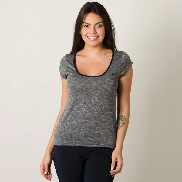 CAMISETA ADIDAS BABY BRO FEMININA - Grafite