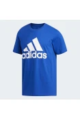 CAMISETA ADIDAS BASIC LOGO MASCULINA - Azul/branco