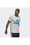 CAMISETA ADIDAS BASIC LOGO MASCULINA - Cinza