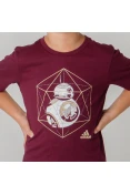 CAMISETA ADIDAS BB8 INFANTIL - Bordo CAMISETA ADIDAS BB8 INFANTIL - Bordo