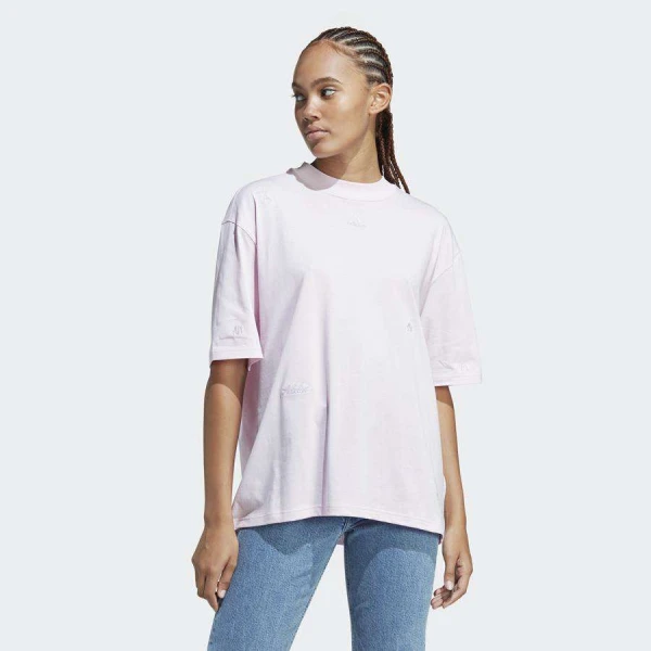 CAMISETA ADIDAS BRAND LOVE FEMININO - Rosa