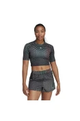 CAMISETA ADIDAS BRAND LOVE PERFORMANCE FEMININA - Preto/verde