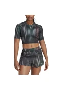 CAMISETA ADIDAS BRAND LOVE PERFORMANCE FEMININA - Preto/verde