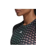 CAMISETA ADIDAS BRAND LOVE PERFORMANCE FEMININA - Preto/verde