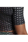 CAMISETA ADIDAS BRAND LOVE PERFORMANCE FEMININA - Preto/verde