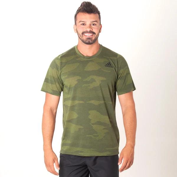 CAMISETA ADIDAS CAMO BURNOUT MASCULINA - Verde
