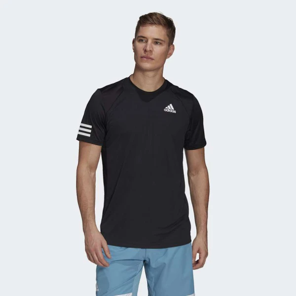 CAMISETA ADIDAS CLUB 3STR TEE MASCULINA - Preto