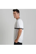 CAMISETA ADIDAS COURT MASCULINA - Branco/preto CAMISETA ADIDAS COURT MASCULINA - Branco/preto