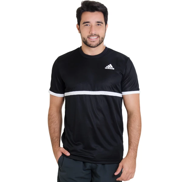 CAMISETA ADIDAS COURT MASCULINA - Preto/branco