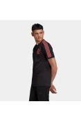 CAMISETA ADIDAS CR FLAMENGO 3-STRIPES - Preto/pink CAMISETA ADIDAS CR FLAMENGO 3-STRIPES - Preto/pink