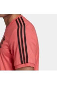 CAMISETA ADIDAS CR FLAMENGO 3-STRIPES - Rosa/preto CAMISETA ADIDAS CR FLAMENGO 3-STRIPES - Rosa/preto