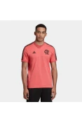 CAMISETA ADIDAS CR FLAMENGO 3-STRIPES - Rosa/preto CAMISETA ADIDAS CR FLAMENGO 3-STRIPES - Rosa/preto