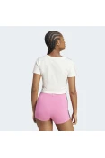 CAMISETA ADIDAS CROPPED 3 STRIPES FEMININA - Branco CAMISETA ADIDAS CROPPED 3 STRIPES FEMININA - Branco