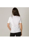 CAMISETA ADIDAS D2M 3 STRIPES FEMININA - Branco