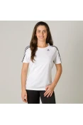 CAMISETA ADIDAS D2M 3 STRIPES FEMININA - Branco